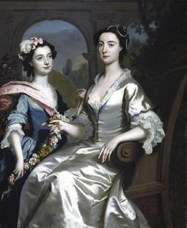 La signora Elizabeth Birch e sua figlia - Fitzwilliam Museum